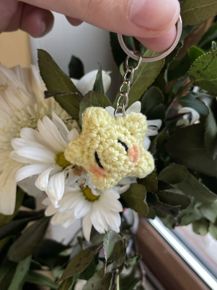 Yıldız anahtarlık charm 