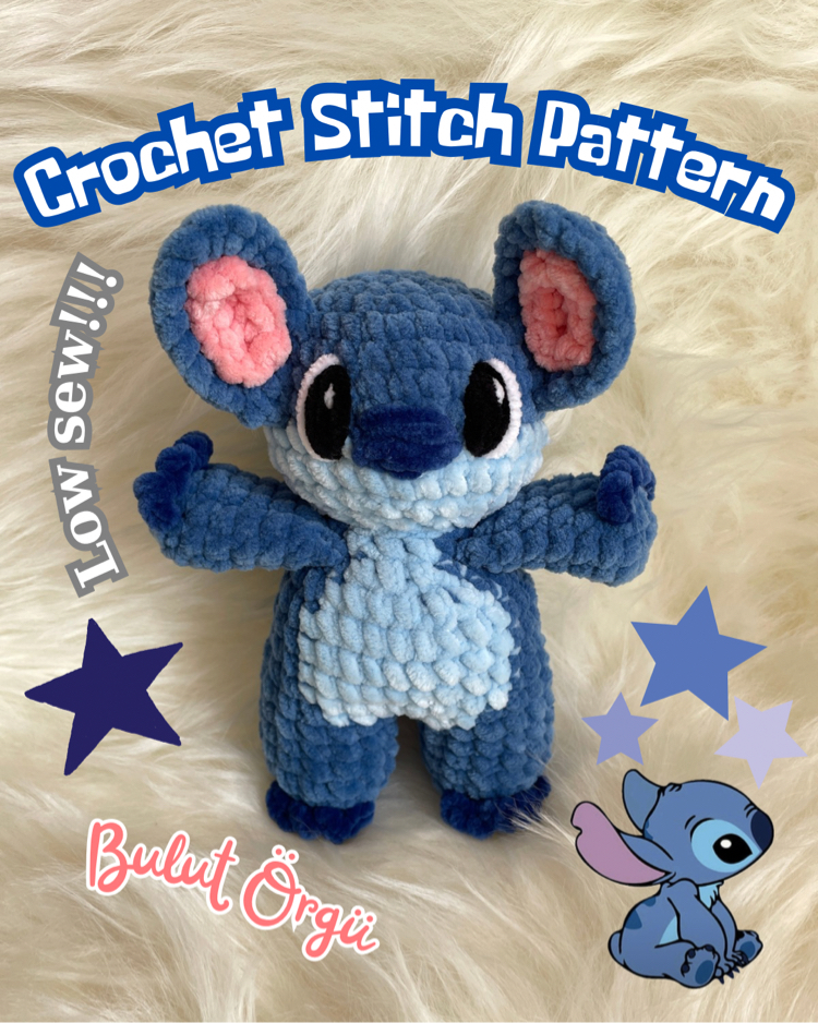 Örgü peluş stitch tarifi 