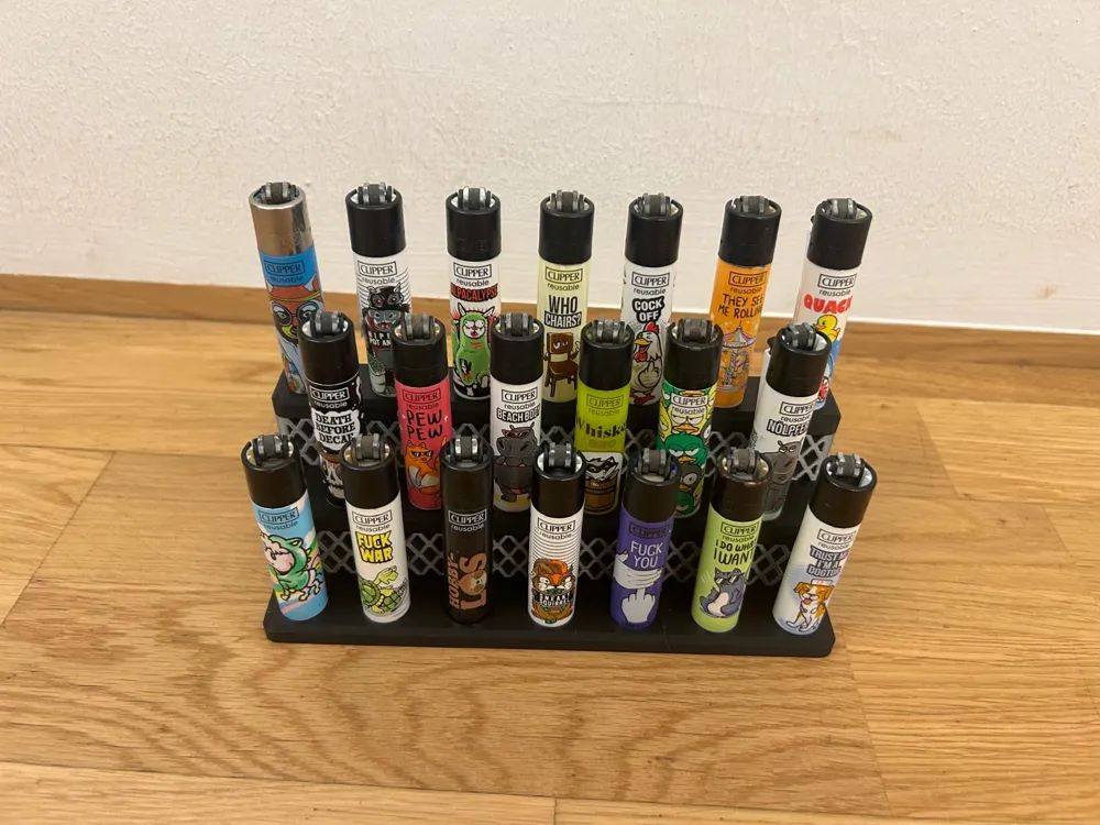 clipper çakmak standı 20li