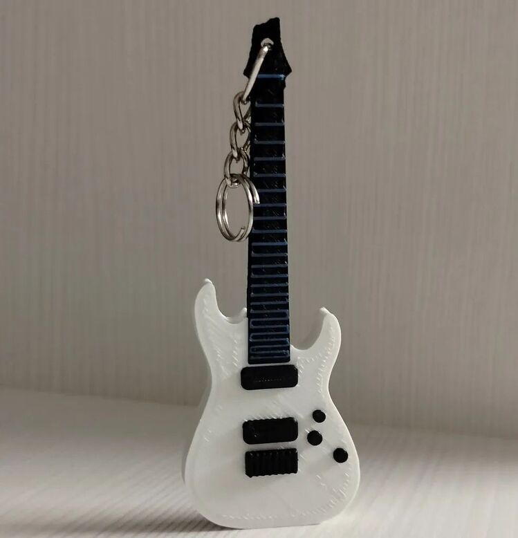 gitar anahtarlık 