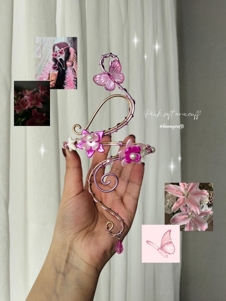 Pink soft armcuff ♡︎