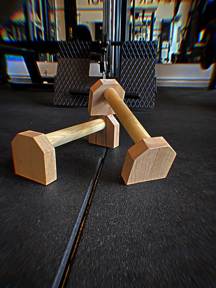 Kısa Ahşap Calisthenics Paralet