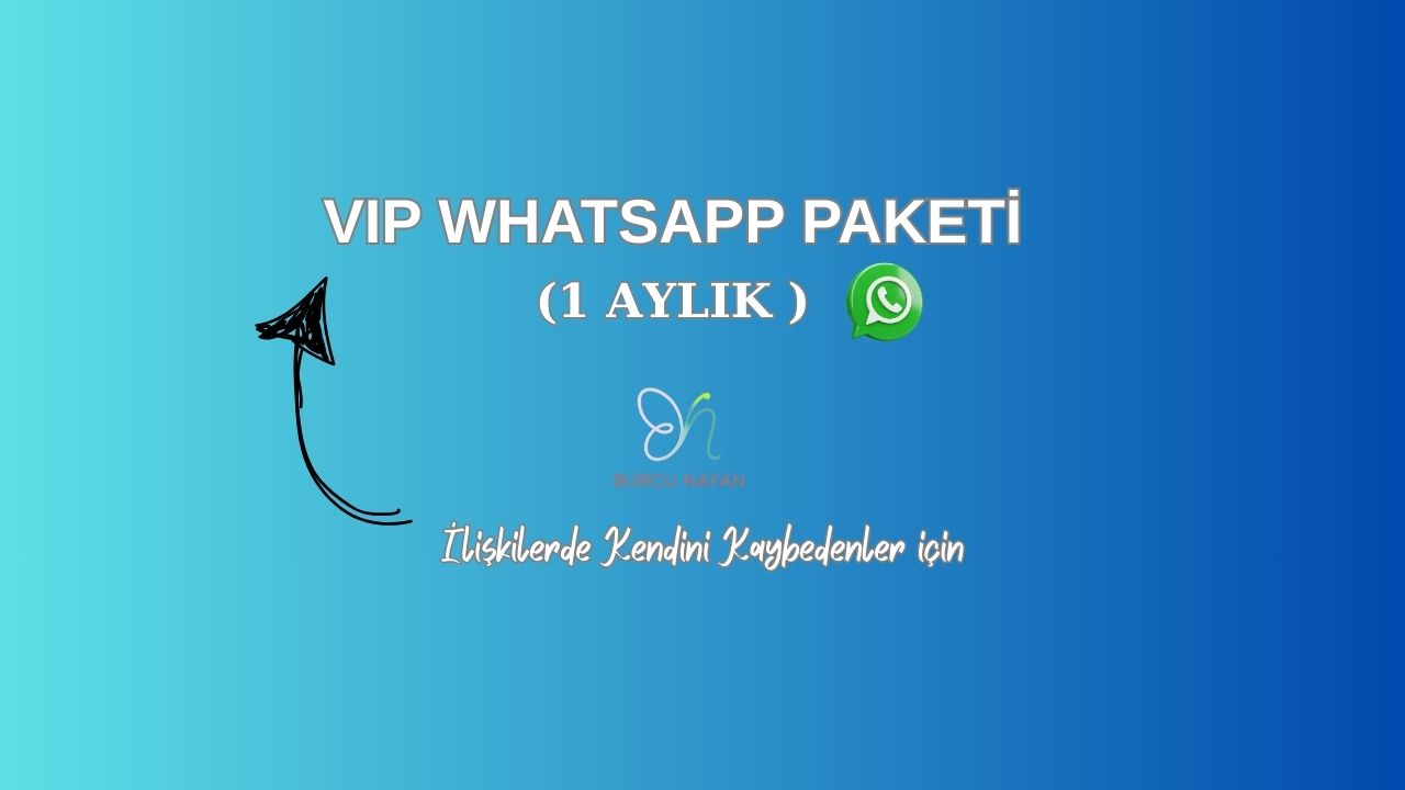 WhatsApp VIP Aylık Paket – Yoğun Destek ve Birebir Temas