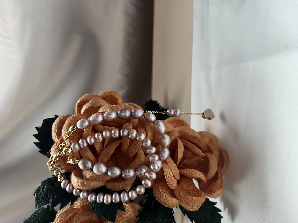 5A++ Lavender Pearl Bracelet