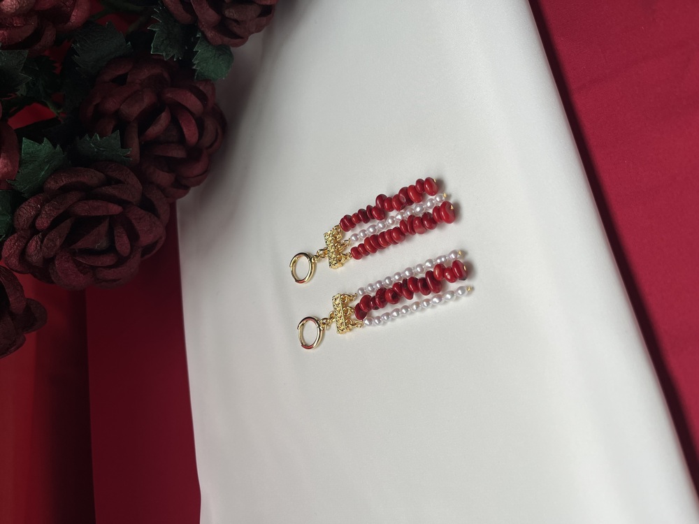 My Heart Beat Three Times Earrings
