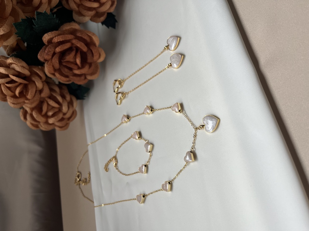 The Symphony Of Enamelled Hearts Bracelet