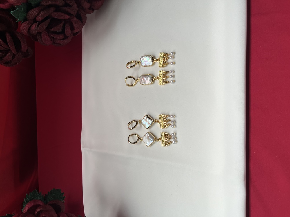 Three Falling Kisses No.2 Earrings