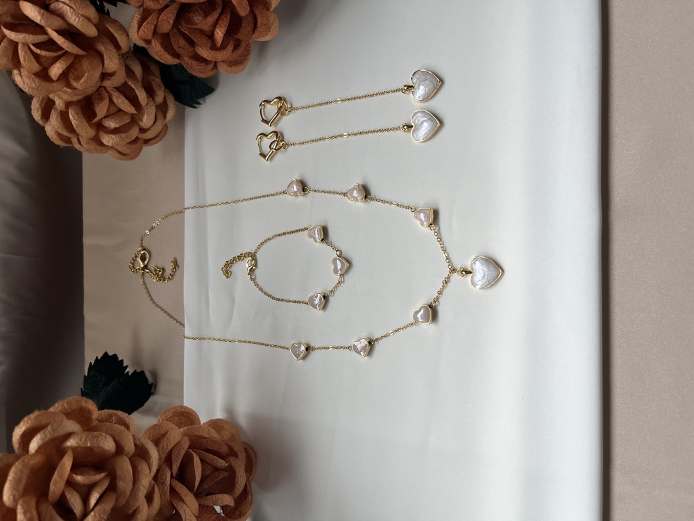 The Symphony Of Enamelled Hearts Earrings