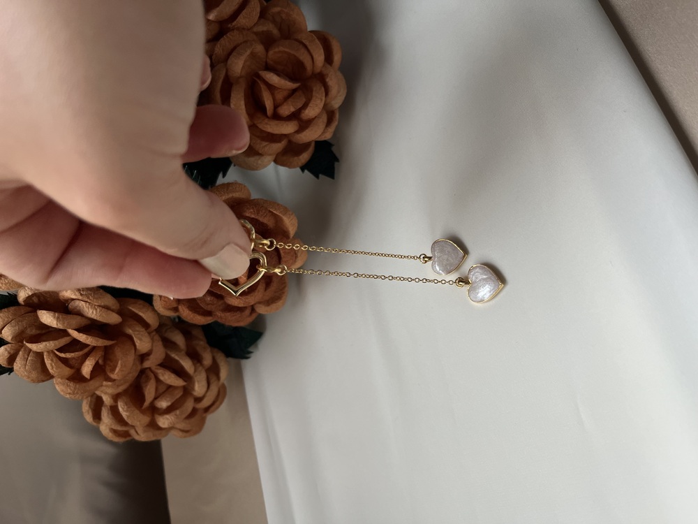 The Symphony Of Enamelled Hearts Earrings