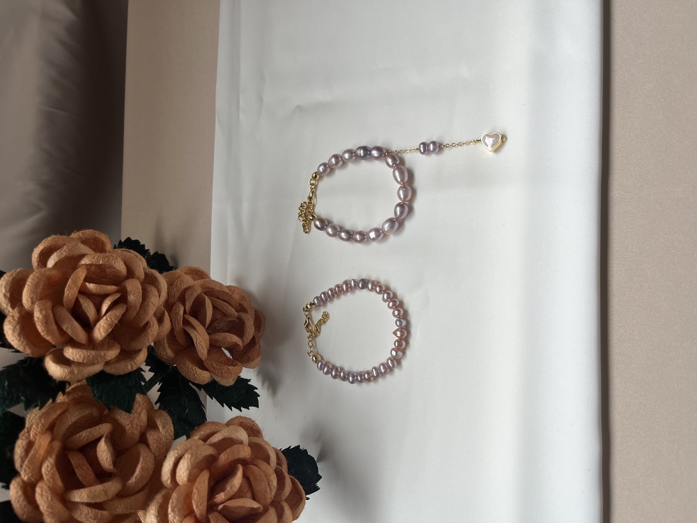 5A++ Lavender Pearl Bracelet