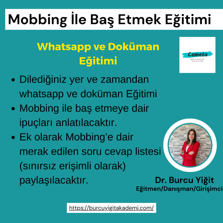Mobbing İle Baş Etmek Eğitimi
