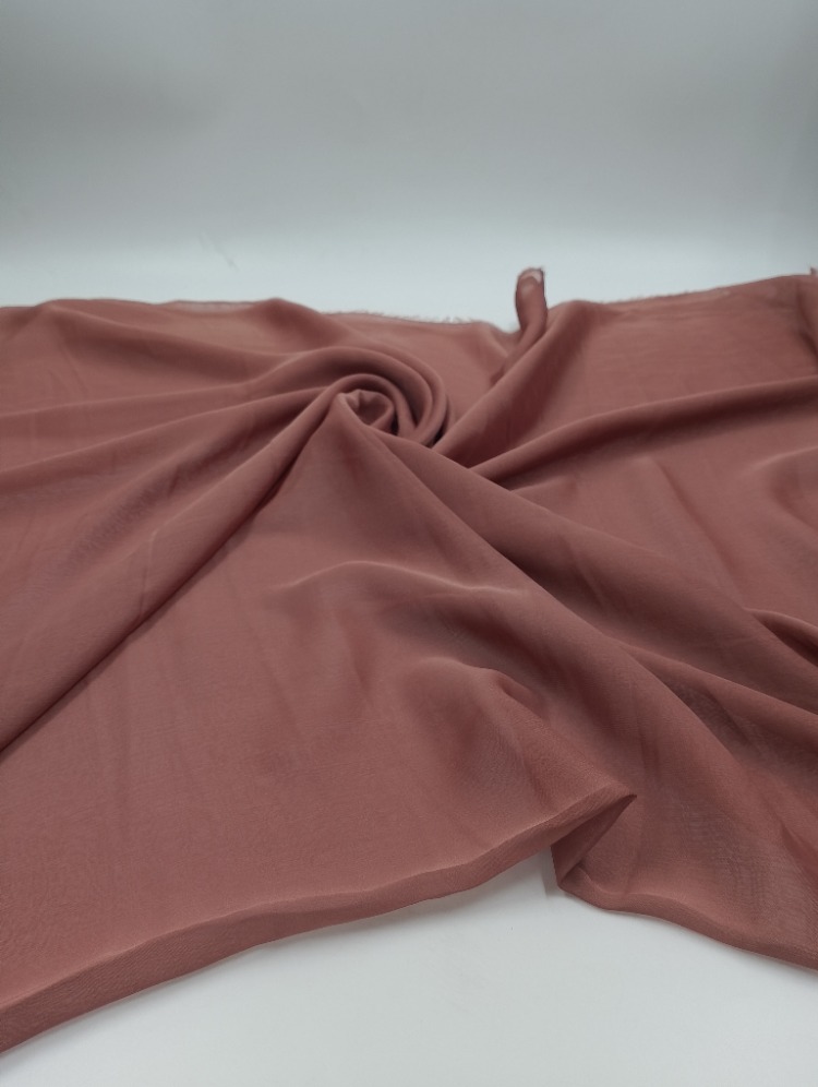 JANJAN ŞİFON KUMAŞ (TABA-BAKIR-KİREMİT TONLARI)