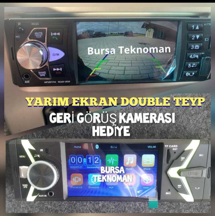 YARIM EKRAN DOUBLE TEYP 