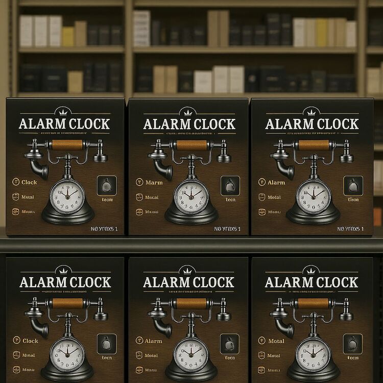 ANTİKA GÖRÜNÜMLÜ NOSTALJİ ALARM SAAT