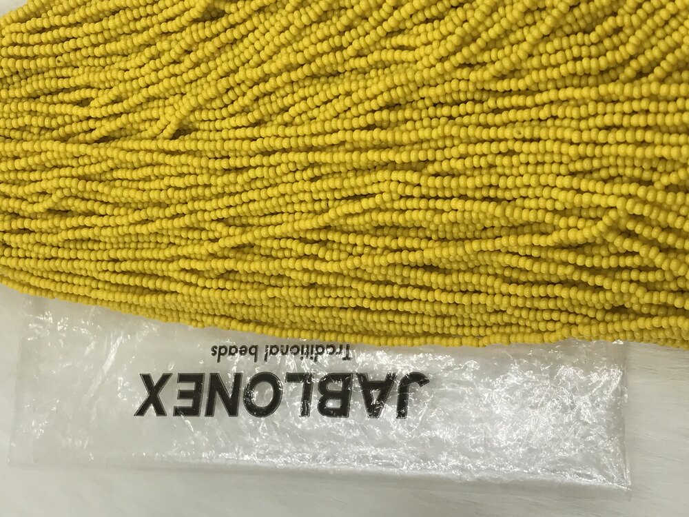 0.11 Dizili (Sarı) Kum Boncuk 500 gram