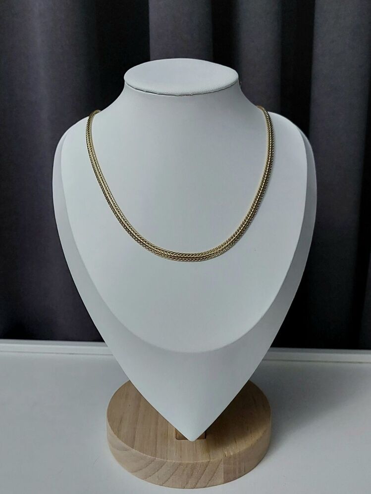 14k Gold Rengi Yassı Zincir Xuping Kolye (50 cm)