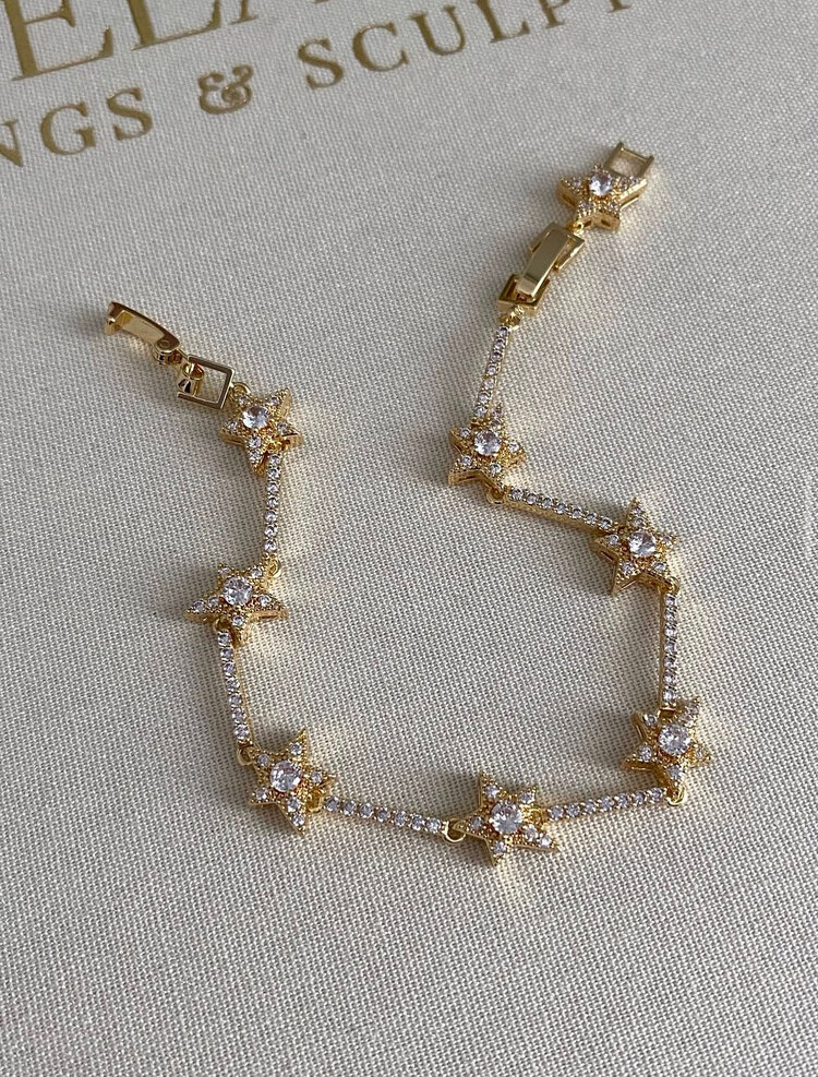 GOLD YILDIZ ÇELİK BİLEKLİK