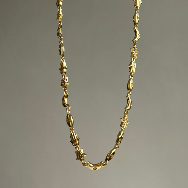 Gold Manifest Kolye ( Y Kolye Değildir)