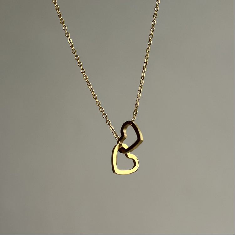 Gold Aşk Düğümü Kolye