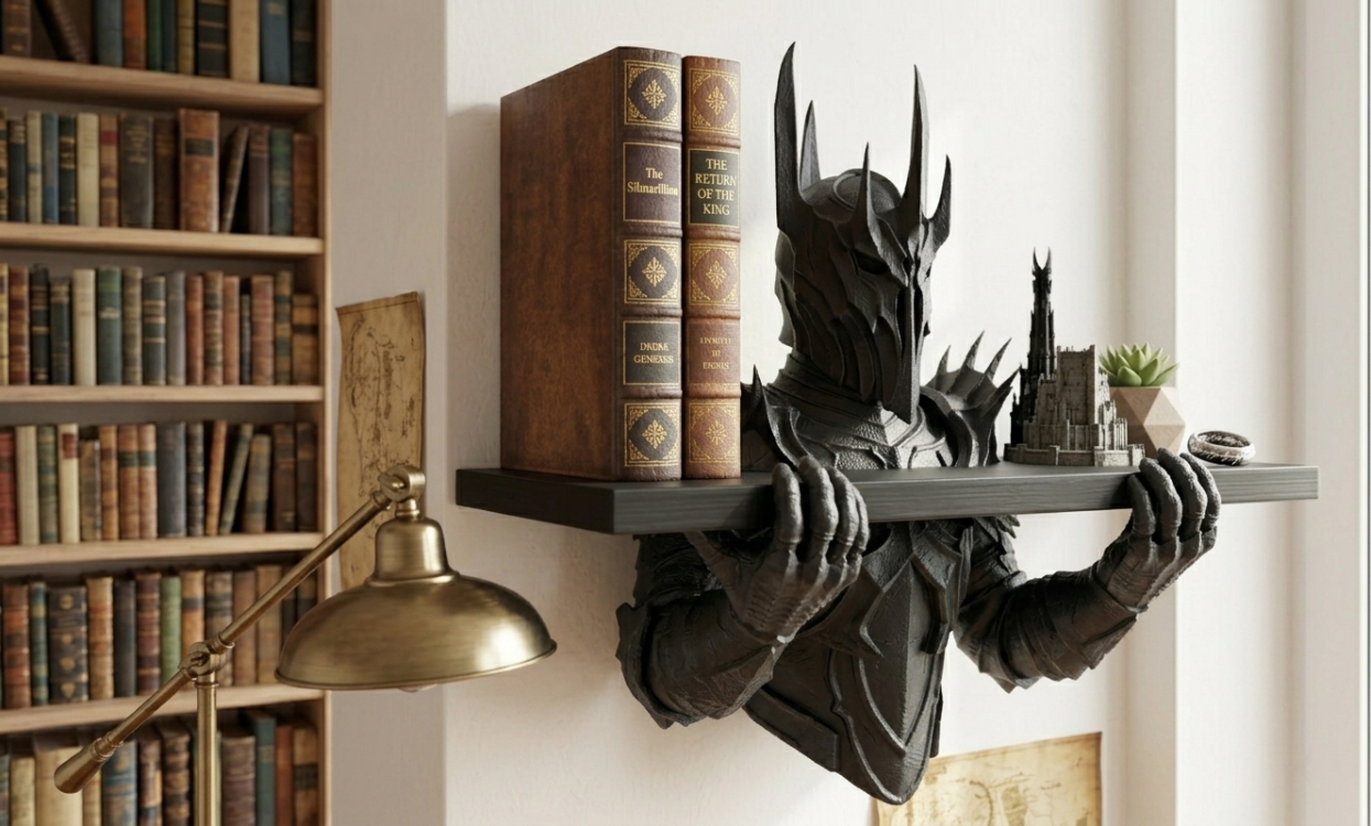 Yüzüklerin Efendisi Lord Sauron Kitaplık (Etajer)