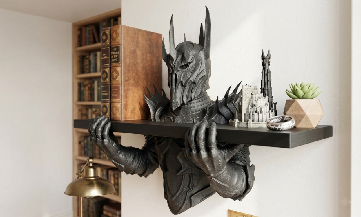 Yüzüklerin Efendisi Lord Sauron Kitaplık (Etajer)