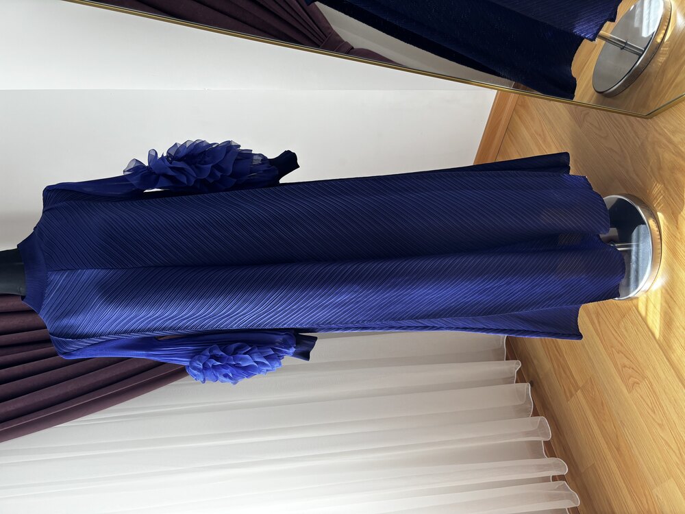 Rose mavi elbise