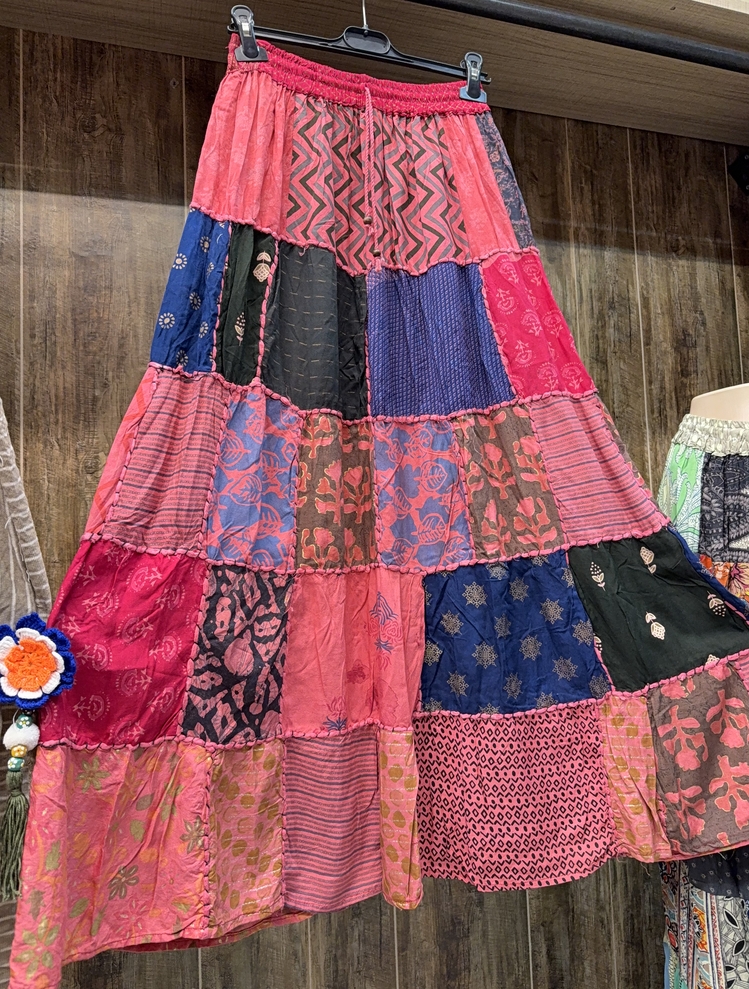 Otantik patchwork etek