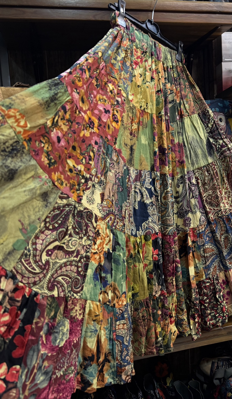Otantik patchwork etek