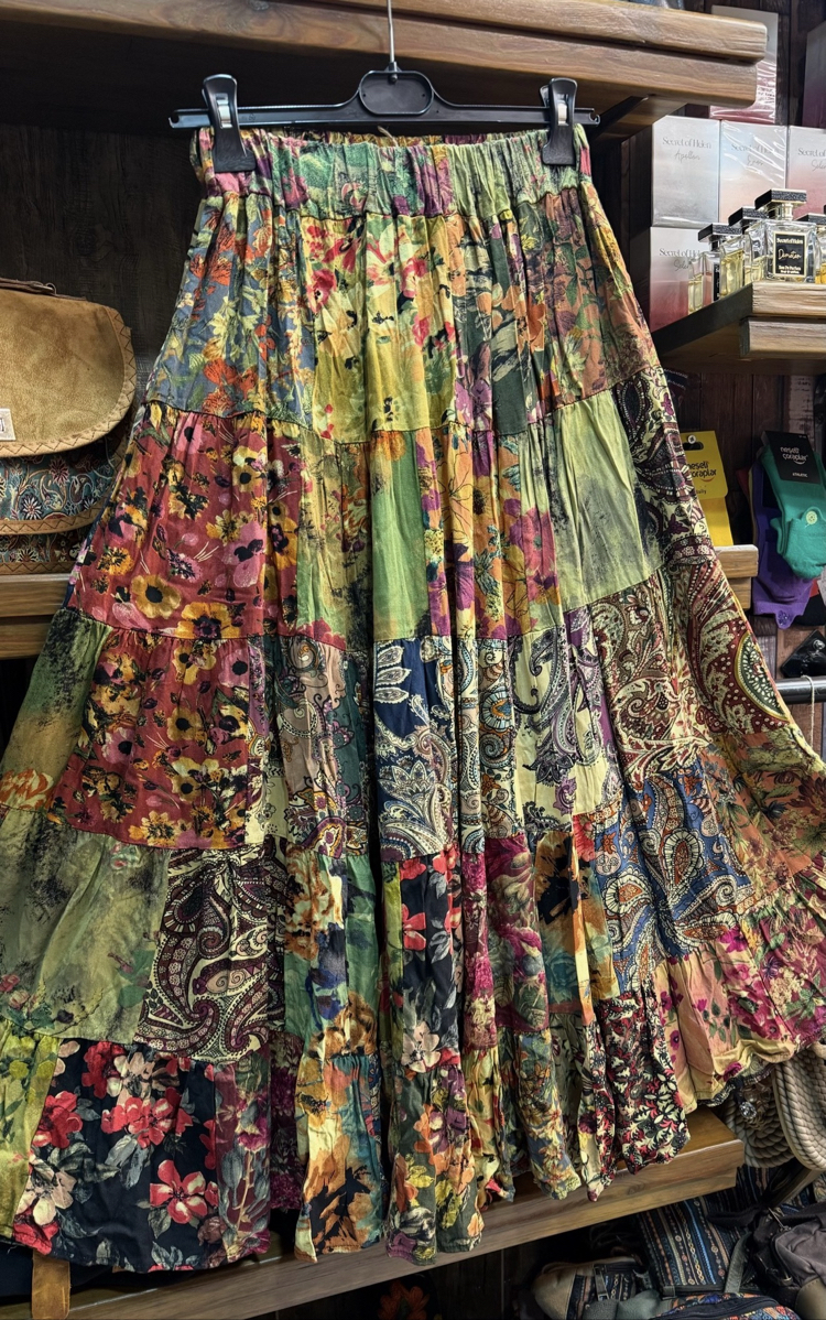 Otantik patchwork etek