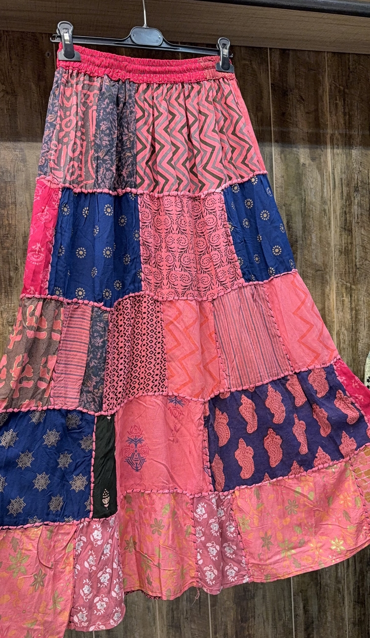 Otantik patchwork etek