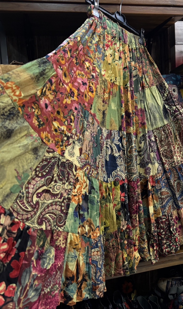 Otantik patchwork etek