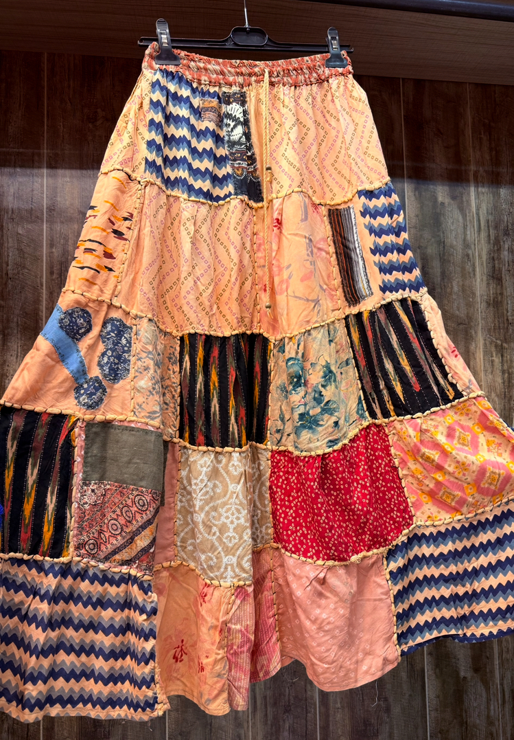 Otantik patchwork etek