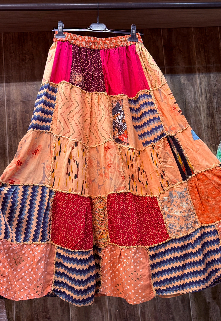 Otantik patchwork etek