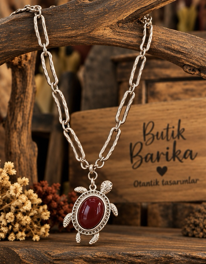 Bakır otantik kolye