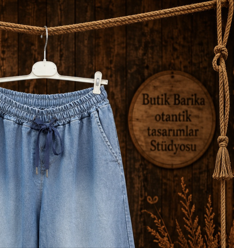İtalyan tasarım kot pantolon