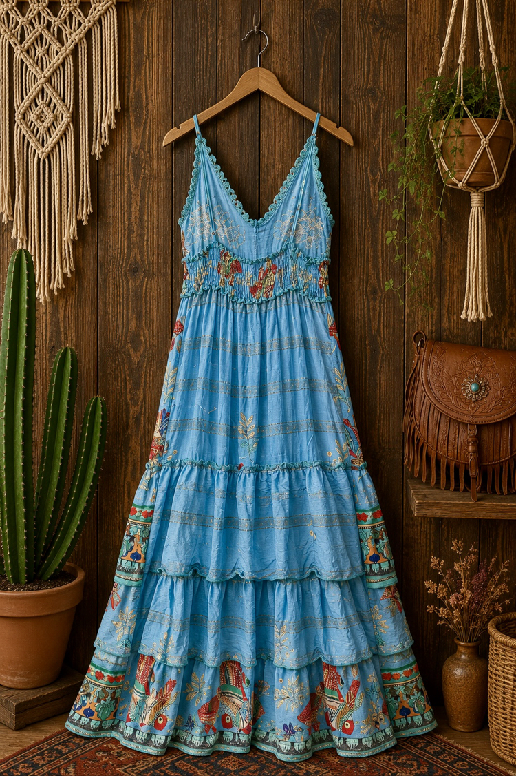 İthal tasarım handmade elbise