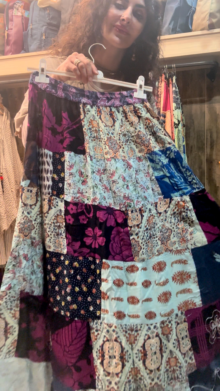 Otantik patchwork etek