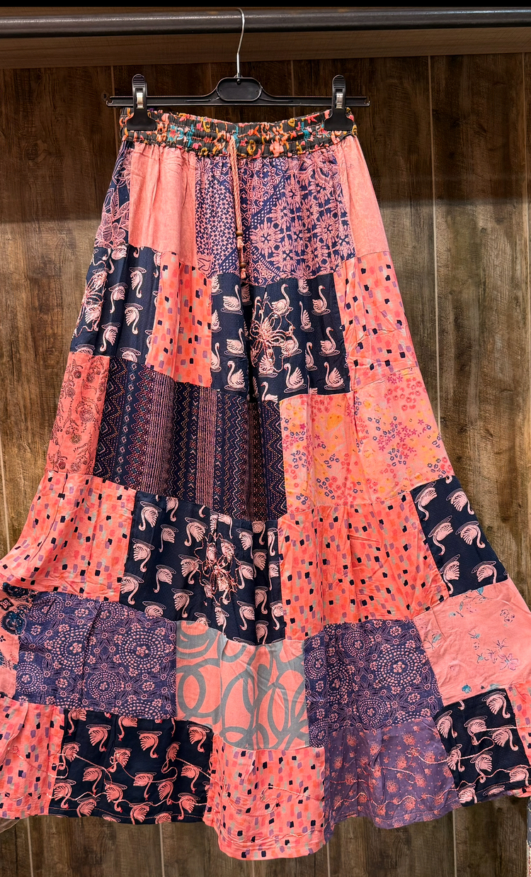 Otantik patchwork etek