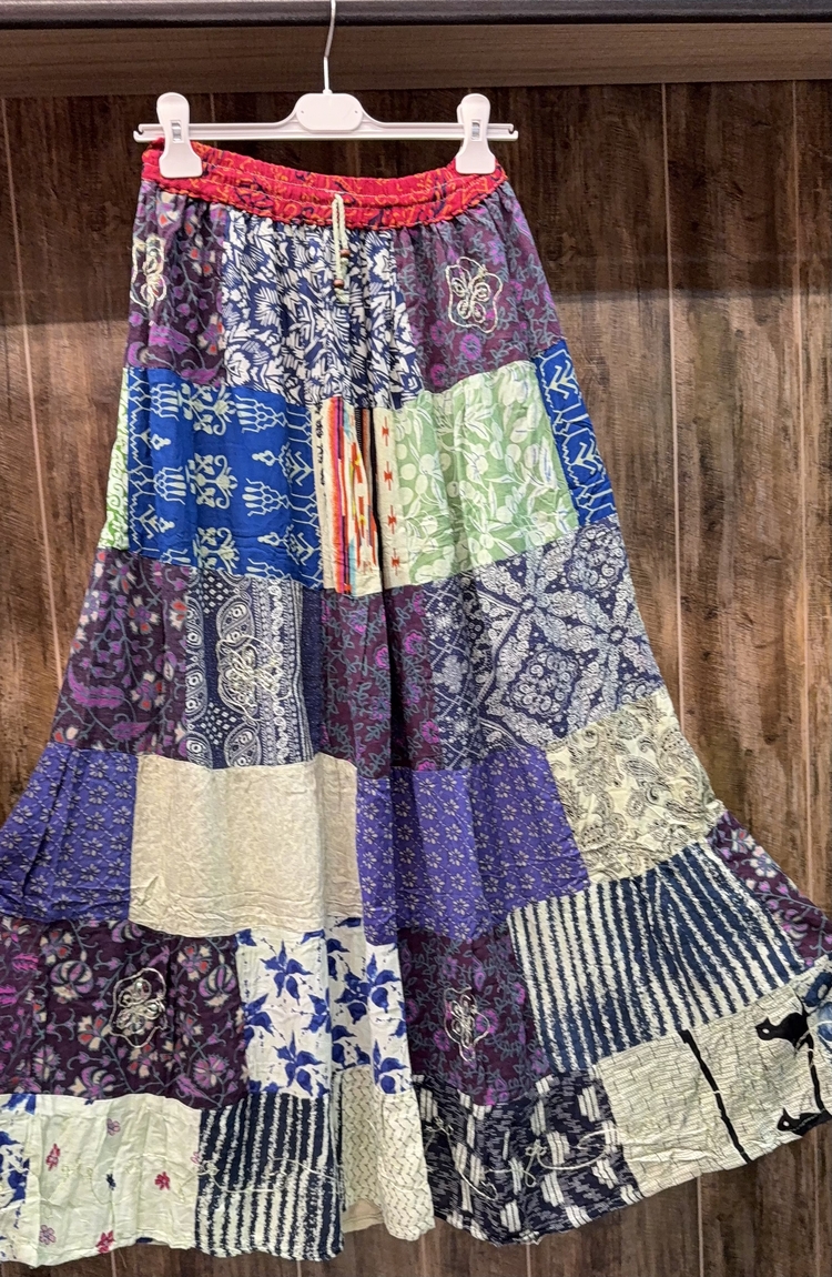 Otantik patchwork etek