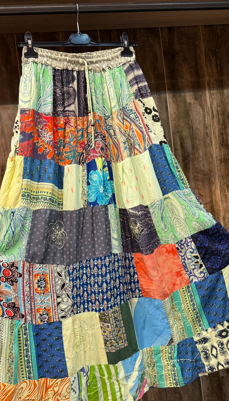 Otantik patchwork etek