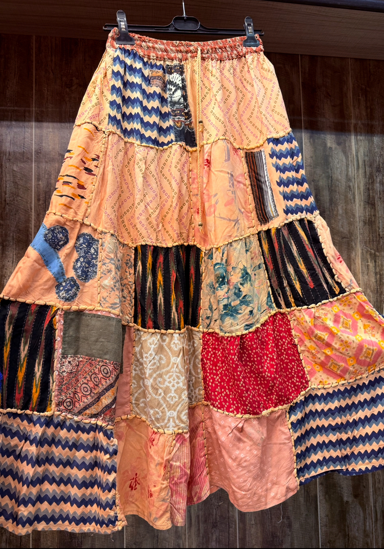 Otantik patchwork etek