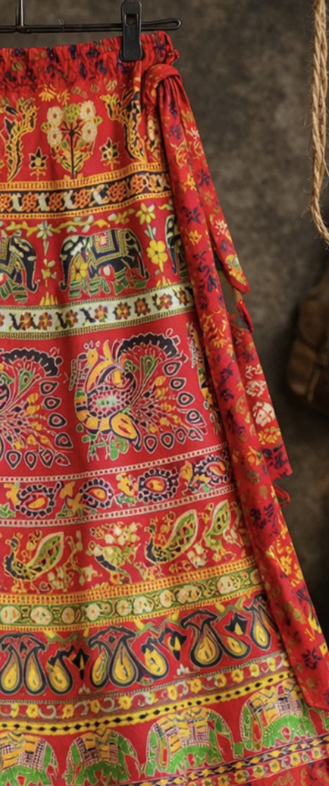 Nepal tasarım anvelop etek