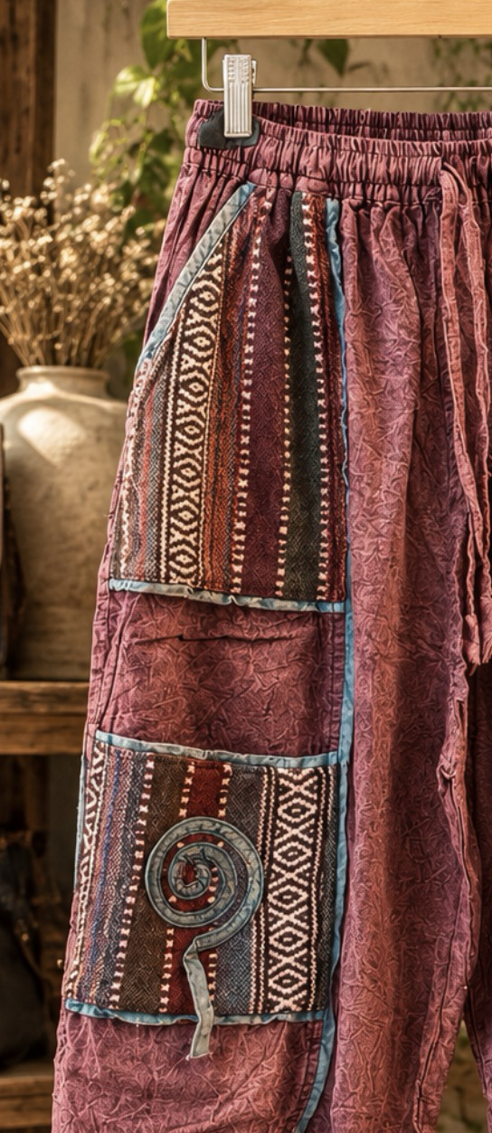 Nepal tasarım pantolon