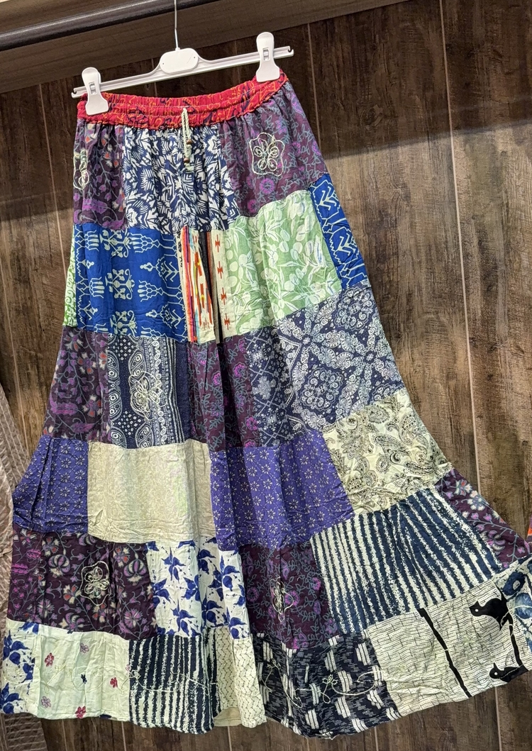 Otantik patchwork etek