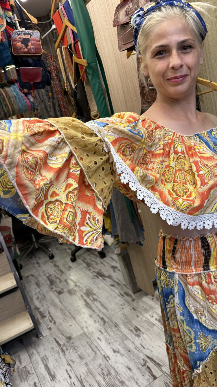 İthal tasarım handmade elbise