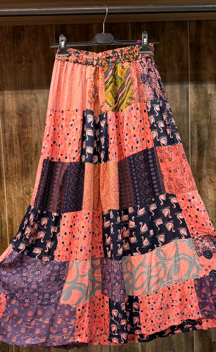Otantik patchwork etek