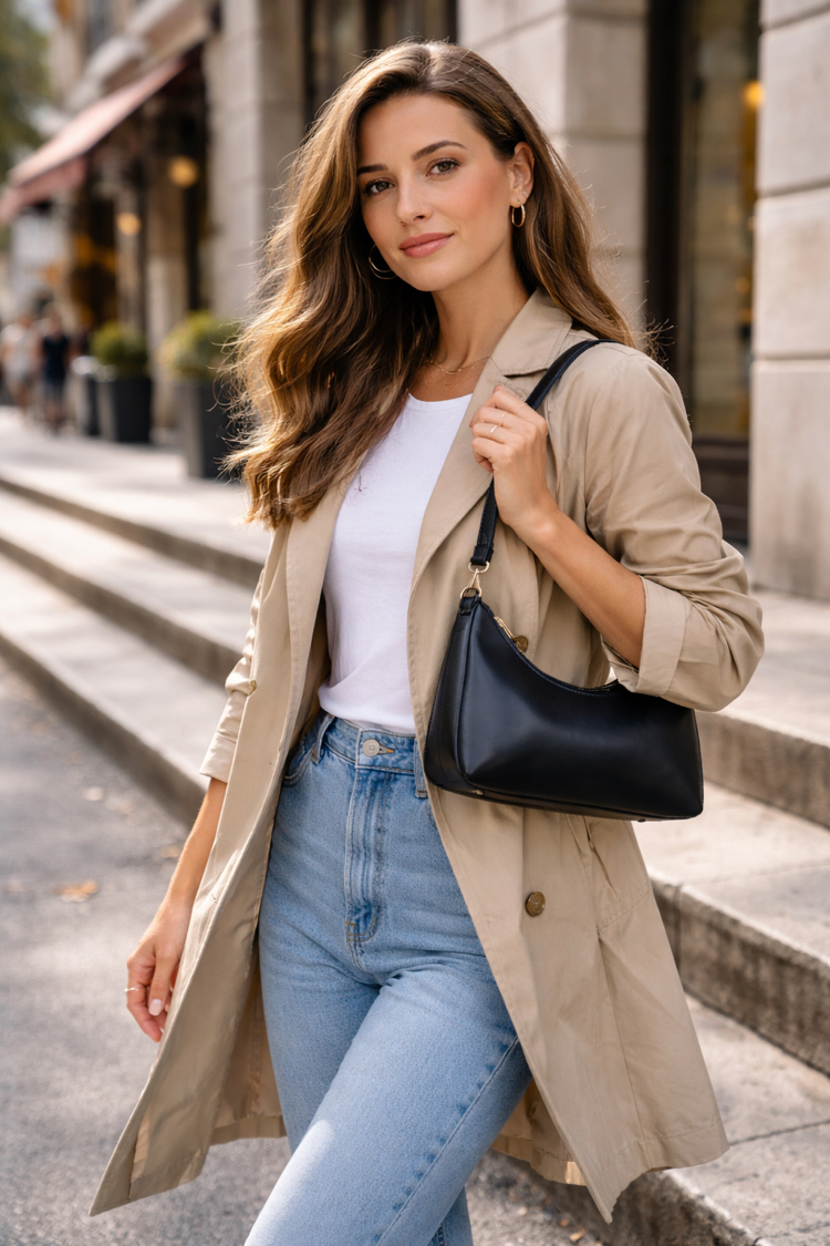 Urban Siyah Minimal Omuz Çantası