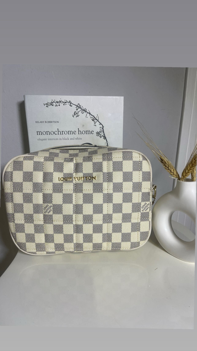 LV Damier Ekru Crossbody Çanta