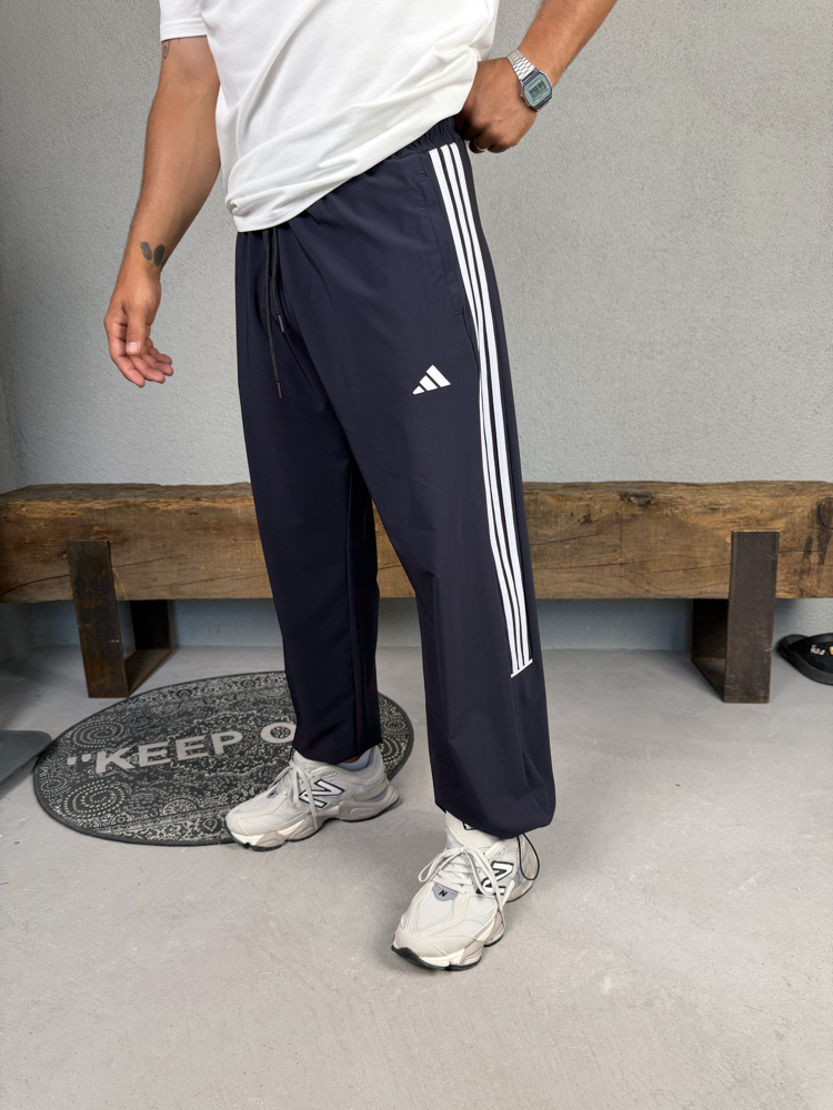 Adidas Essentials Oversized Pants Navy/White