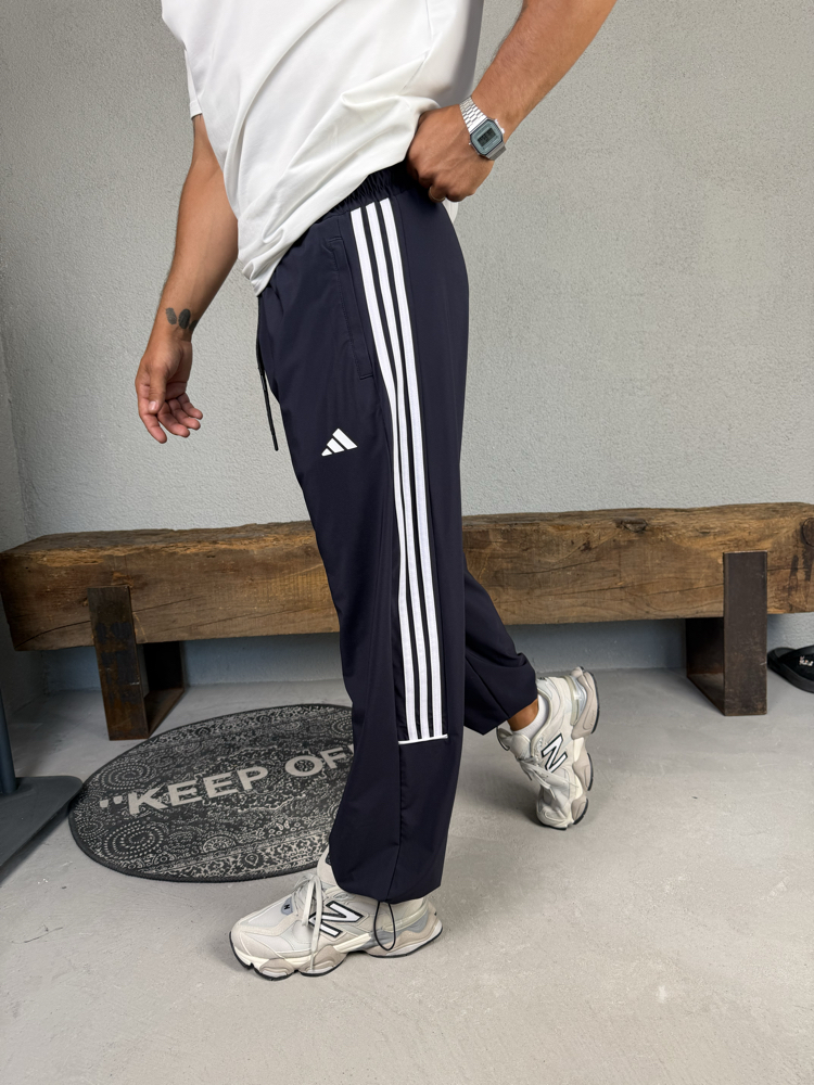 Adidas Essentials Oversized Pants Navy/White